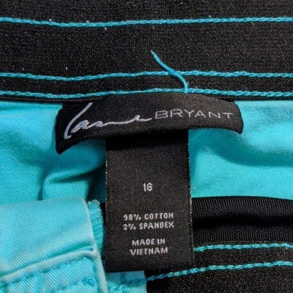 𝅺16 pedal pushers Capri lane Bryant see description elastic waist spandex - Picture 6 of 6